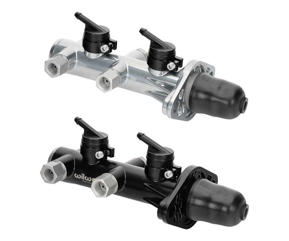 Wilwood 260-14243-BK Wilwood Tandem Remote Master Cylinder - 1in Bore Black