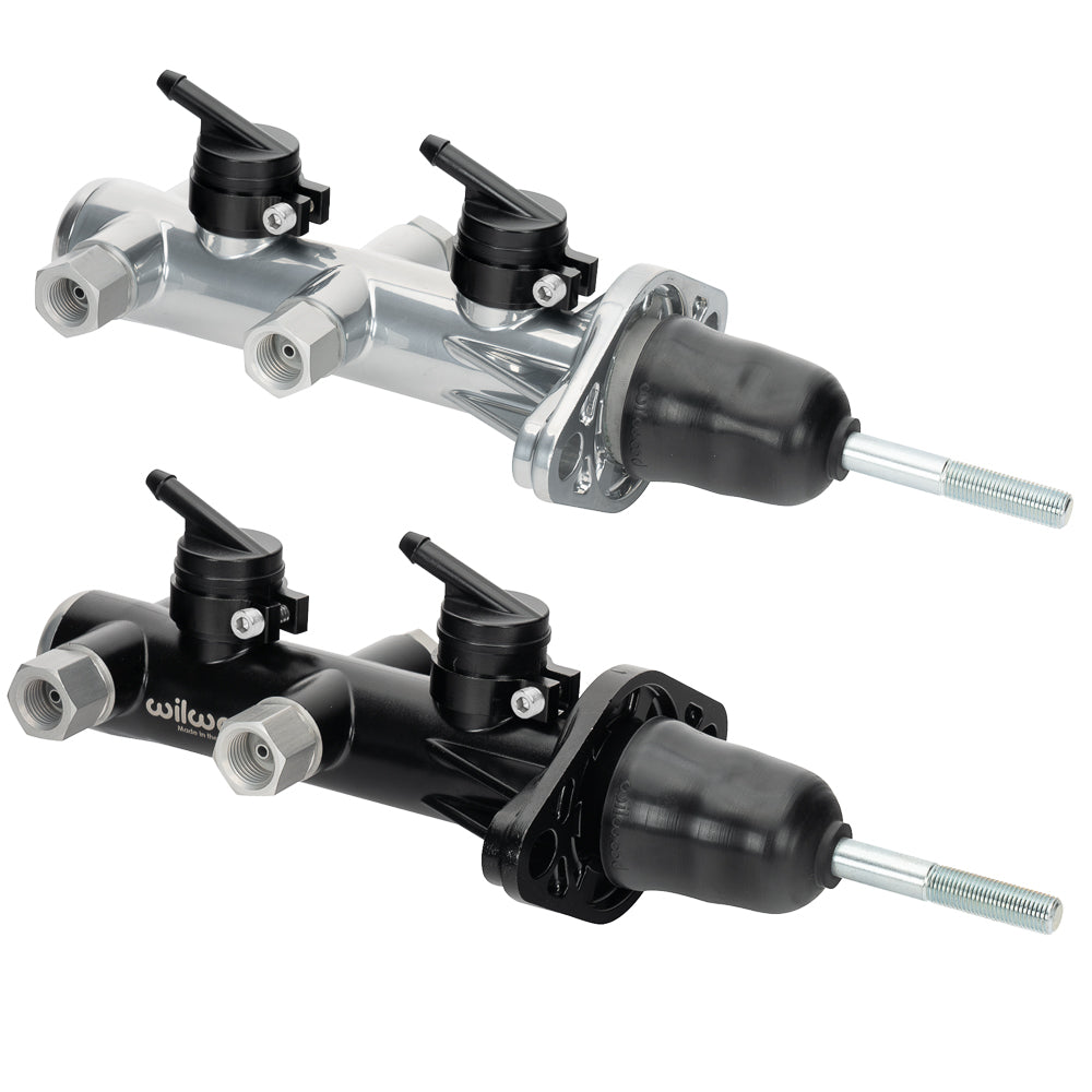 Wilwood 260-14388-BK Wilwood Tandem Remote 1in Diameter Master Cylinder - Black