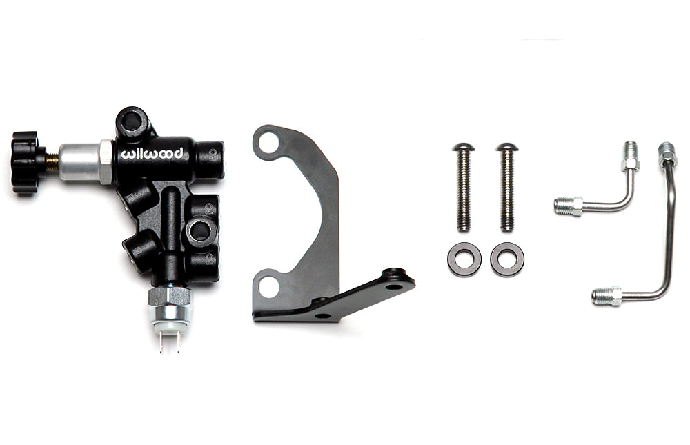 Wilwood 260-15048 Wilwood Tandem Master Cylinder Mounting Bracket R/H Kit w/ Prop Valve