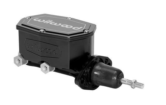 Wilwood 260-16521-BK Wilwood Corvette C2 Compact Tandem Master Cylinder - 15/16in Bore Ball Black