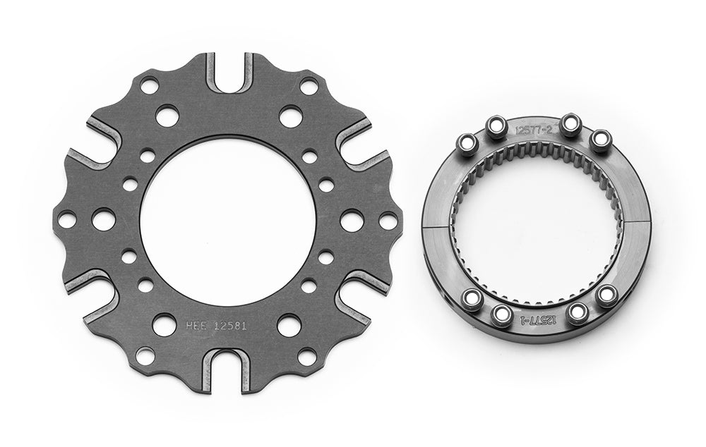 Wilwood 270-12635 Wilwood Hub Kit-Splined Sprint Axle Clamp-Dynamic 6 x 5.50 BC w/ T-Nuts (GEN II)