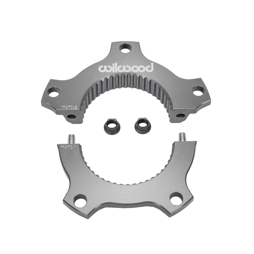 Wilwood 270-17657 Wilwood Hub Kit Splined Sprint Axle Clamp Inboard 4.88 BC (GEN II)