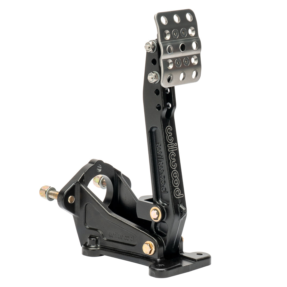Wilwood 340-17698 Wilwood Adjustable Ratio Tandem Master Cylinder Brake Pedal Assembly w/ 5.25:1 - 6.00:1 Ratio