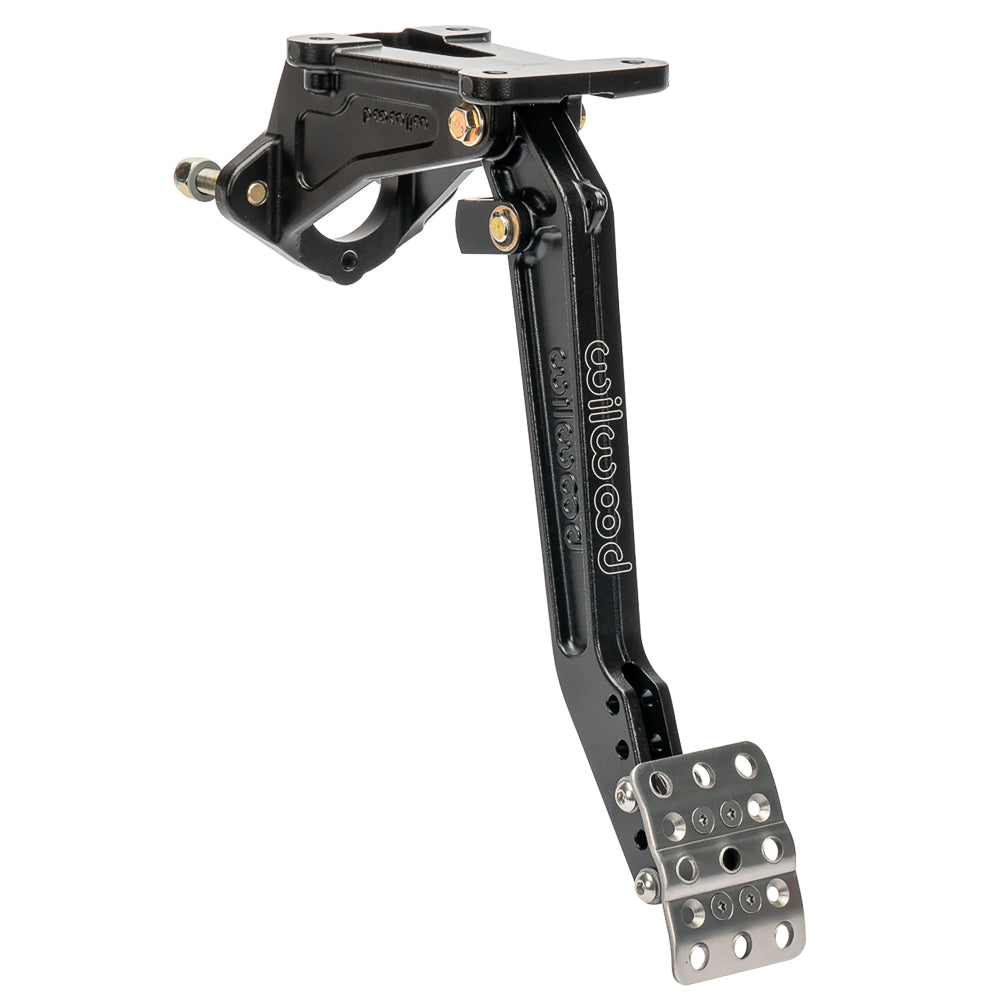 Wilwood 340-17699 Wilwood Adjustable Ratio Tandem Master Cylinder Brake Pedal Assembly w/ 6.25:1 - 7.00:1 Ratio