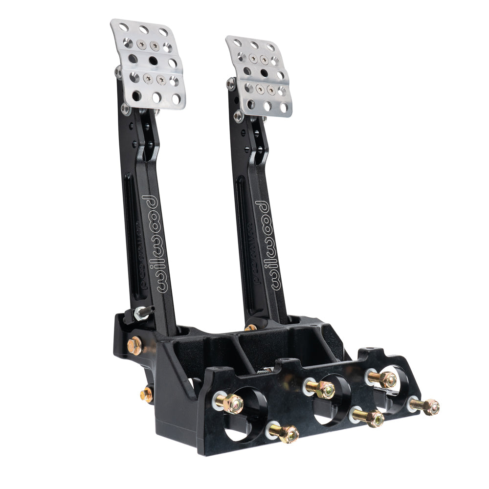 Wilwood 340-17804 Wilwood Reverse Swing Triple Master Cylinder Pedal w/Tru-Bar