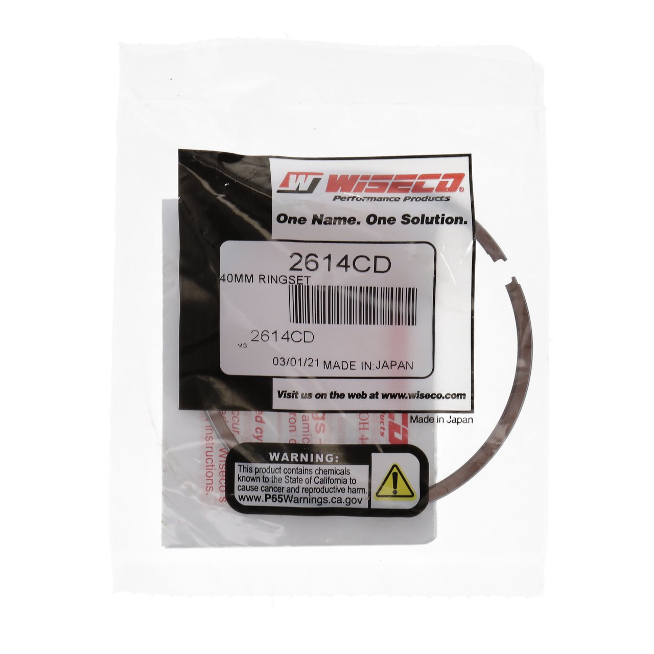 Wiseco 2614CD 66.40mm Ring Set