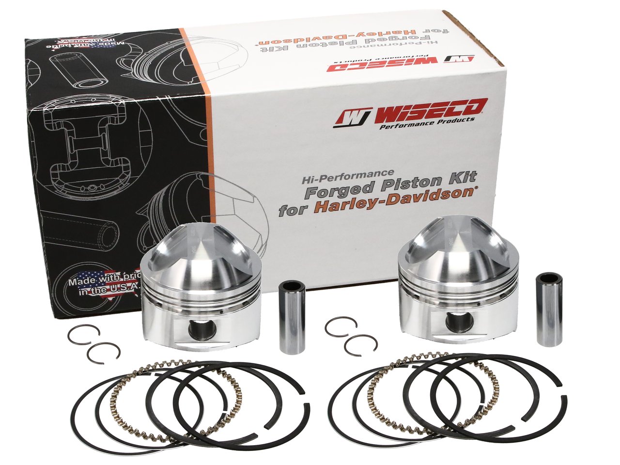 Wiseco K1626 HD 1340 Shovelhead 9.51 (3527X-4730P3) Piston Kit