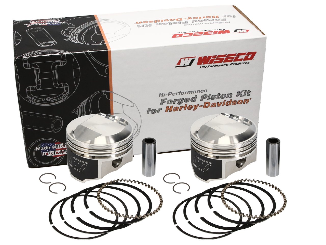 Wiseco K1693 HD 1340 Evo KIT (3517X-4726/4727P2) Piston Kit