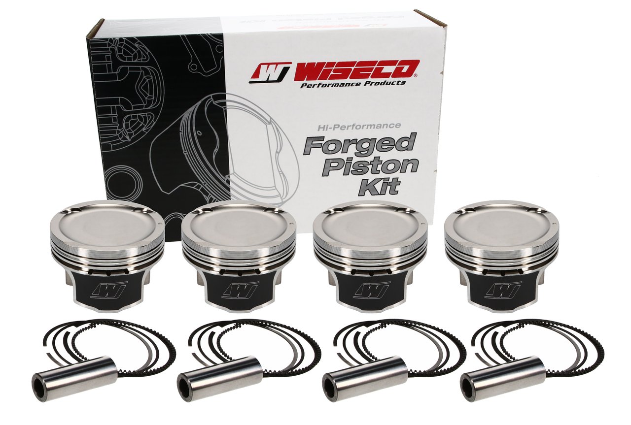 Wiseco K672M815AP Honda R18 81.5mm 9.0:1 CR Bore -10cc Dome Piston Shelf Stock Kit