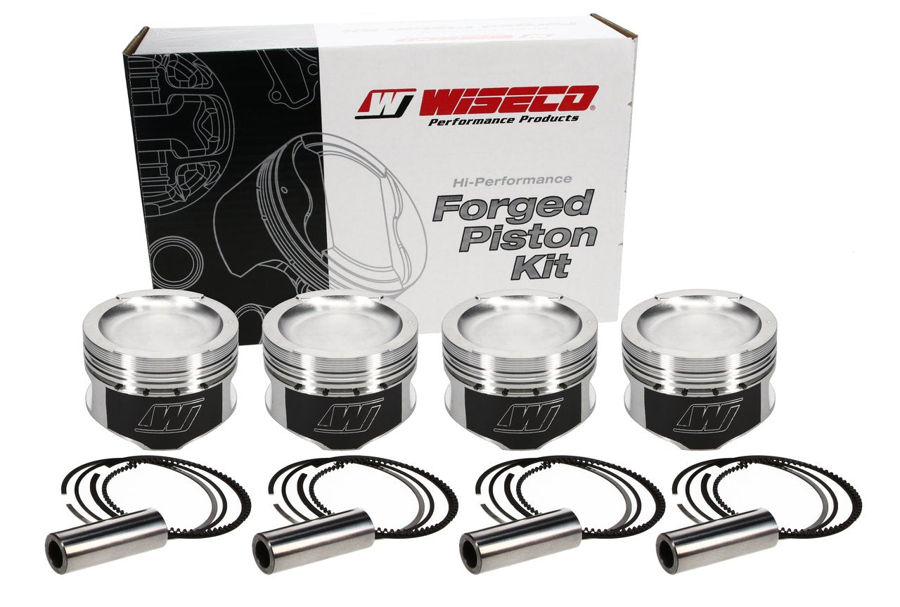 Wiseco KE190M84 Volkswagen ABF 2.0L 16V 84mm Bore 10.0:1 CR 4cc Dome Pistons - Set of 4