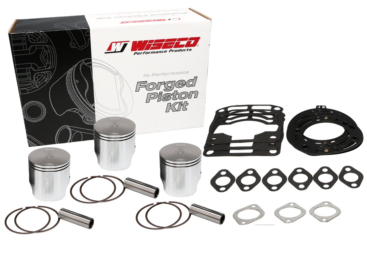 Wiseco SK1376 03-19 Ski-Doo MXZ550F (2452M07650 3012KD) Piston Kit
