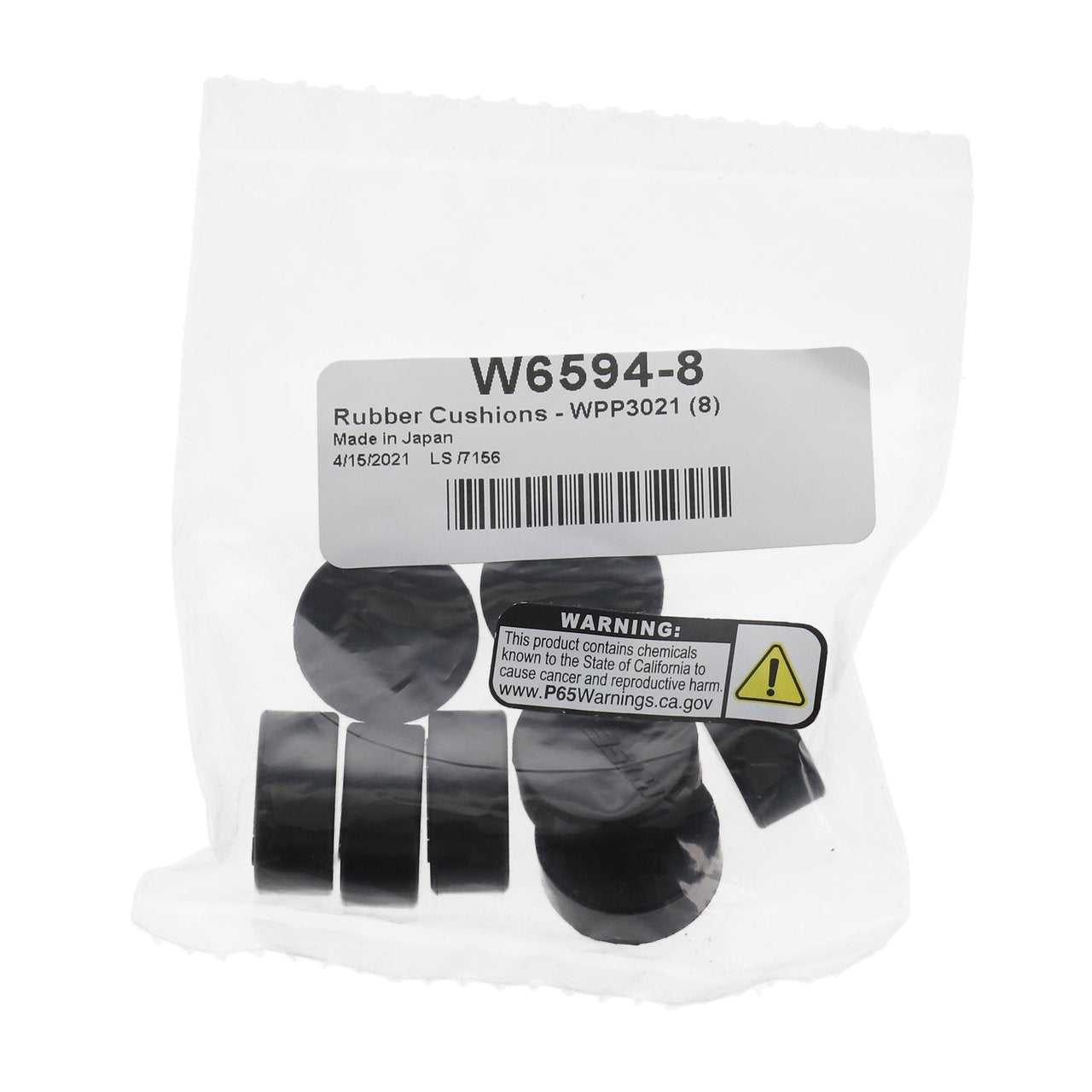 Wiseco W6094-8 Rubber Cushions - WPP3002 (8) Clutch Basket