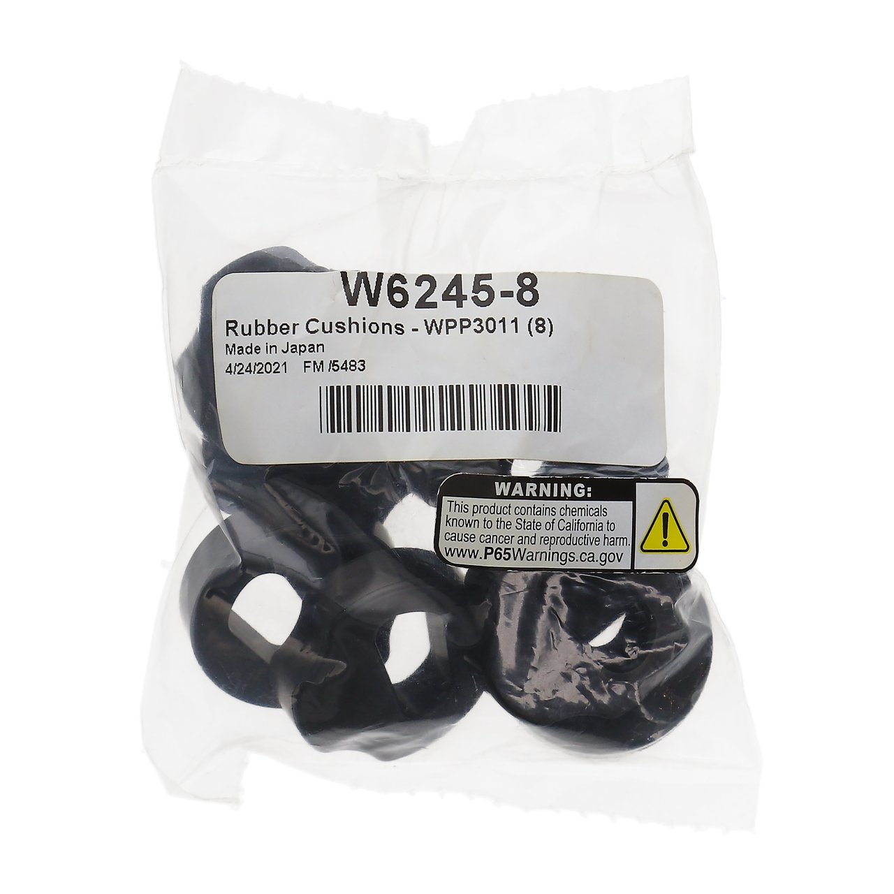 Wiseco W6245-8 Rubber Cushions - WPP3011 (8) Clutch Basket
