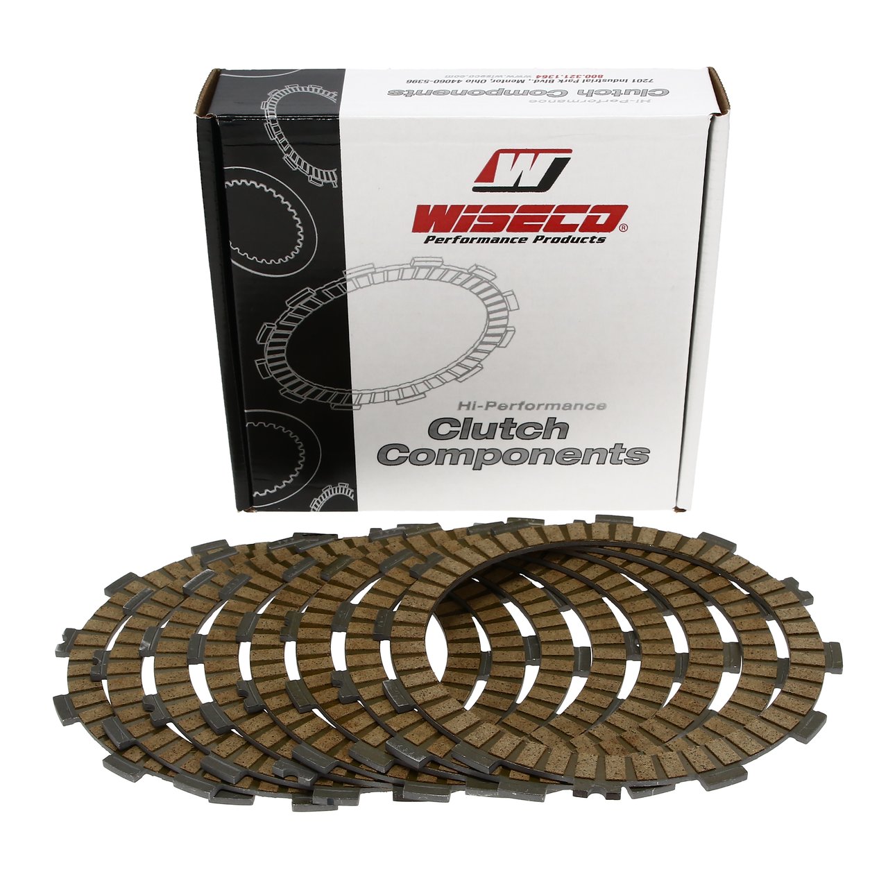 Wiseco WPPF021 Clutch Fiber Kit - 8 Fiber Clutch Basket