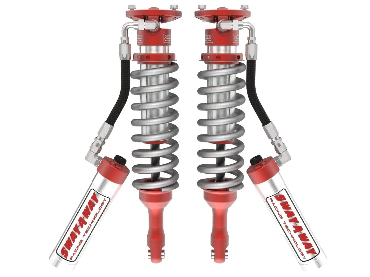 aFe 101-5600-19-CA Sway-A-Way 2.5 Front Coilover Kit with Compression Adjusters (Extended Travel)