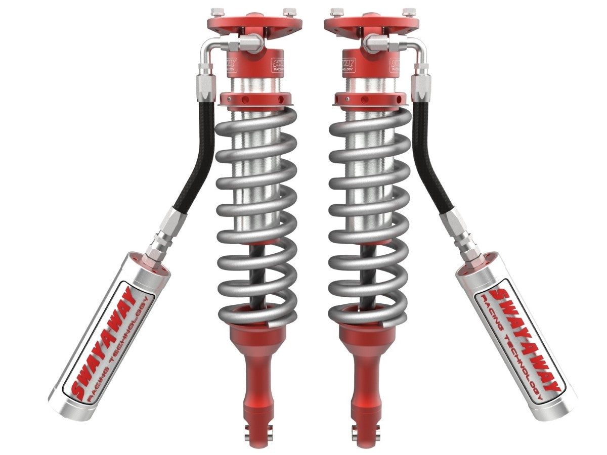 aFe 101-5600-19 Sway-A-Way 2.5 Front Coilover Kit with Remote Reservoirs (Extended Travel)