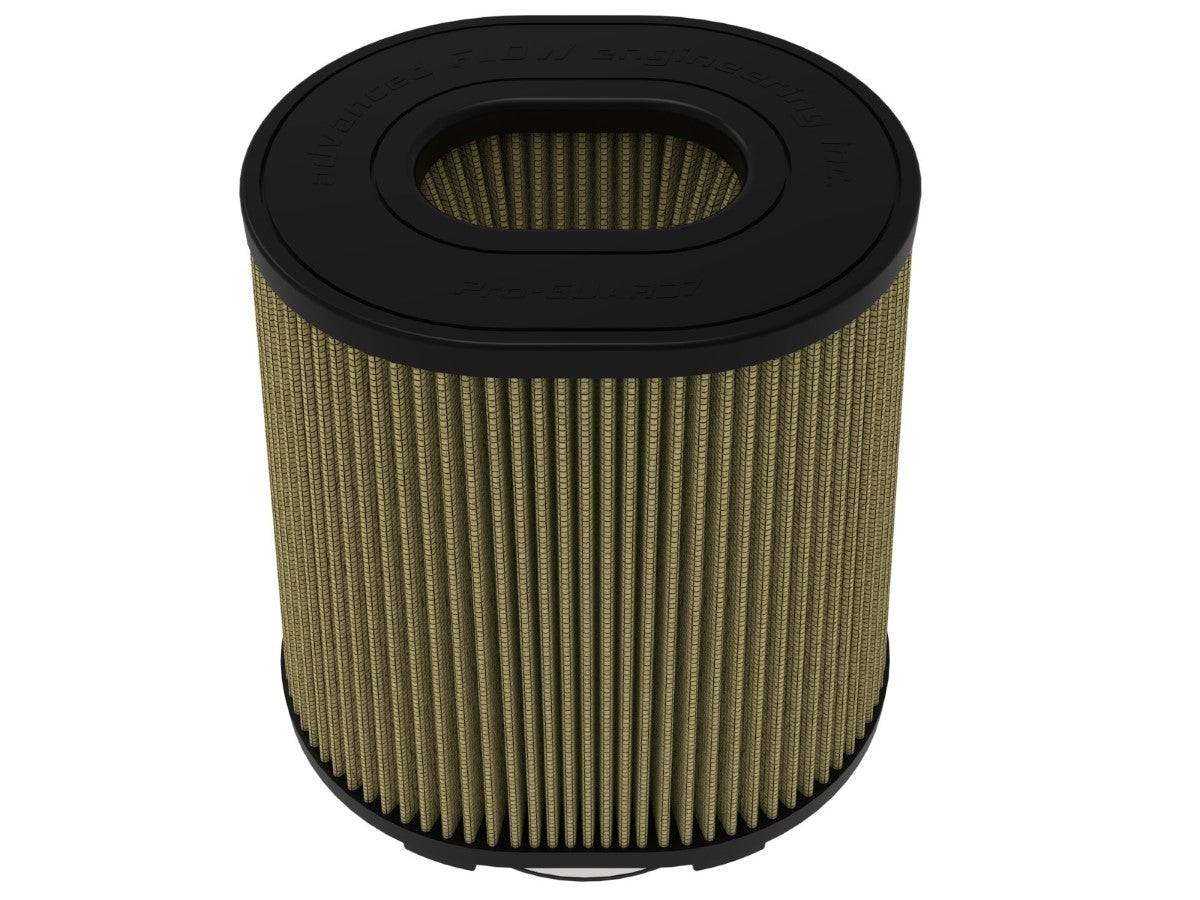 aFe Magnum FORCE Intake Rplcmnt Air Filter 4-1/2 IN F x(8x6-1/2)IN B x(6-3/4x5-1/2)IN T x8 IN H