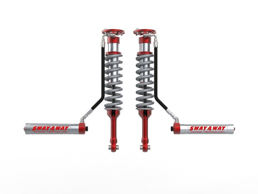 aFe 301-5600-10-CA aFe Control Sway-A-Way 2.5 Front Coilover Kit with Compression Adjusters