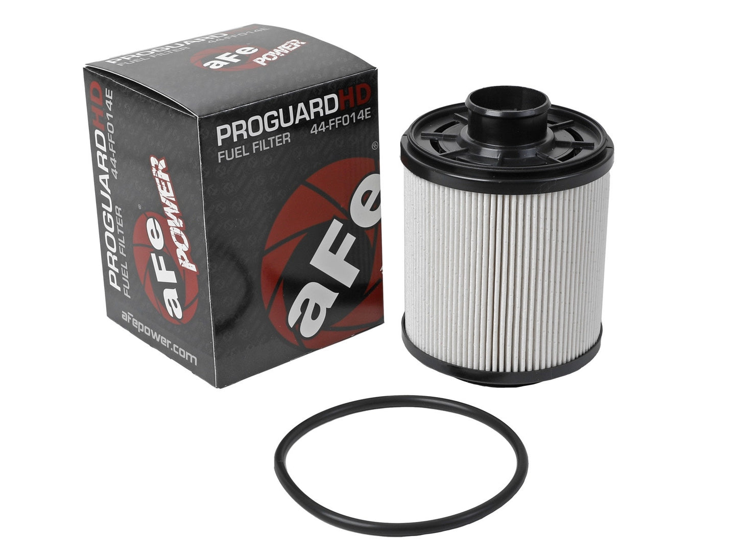aFe 44-FF014-MB aFe Pro GUARD D2 Fuel Filter 11-17 Ford Diesel Trucks V8 6.7L (td) (4 Pack)