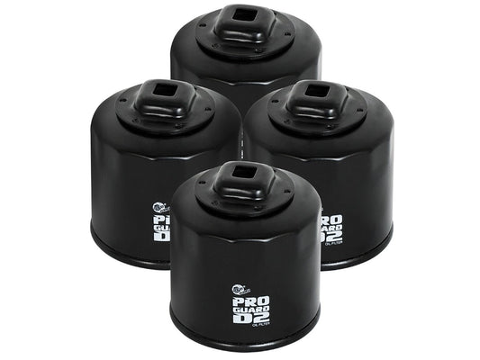 aFe 44-LF017-MB PROGUARD Oil Filter (4 Pack)