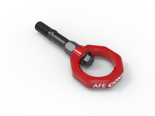 aFe 450-401015-R aFe CONTROL Rear Tow Hook Red