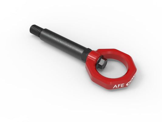aFe 450-502002-R aFe CONTROL Rear Tow Hook Red