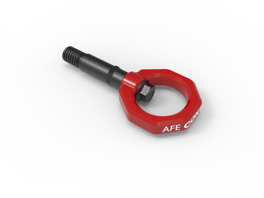 aFe 450-721002-R aFe CONTROL Rear Tow Hook - Red