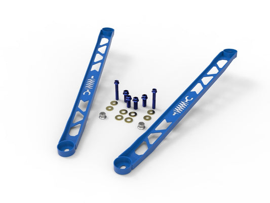 aFe 450-721003-L aFe CONTROL Front Suspension Strut Brace Blue