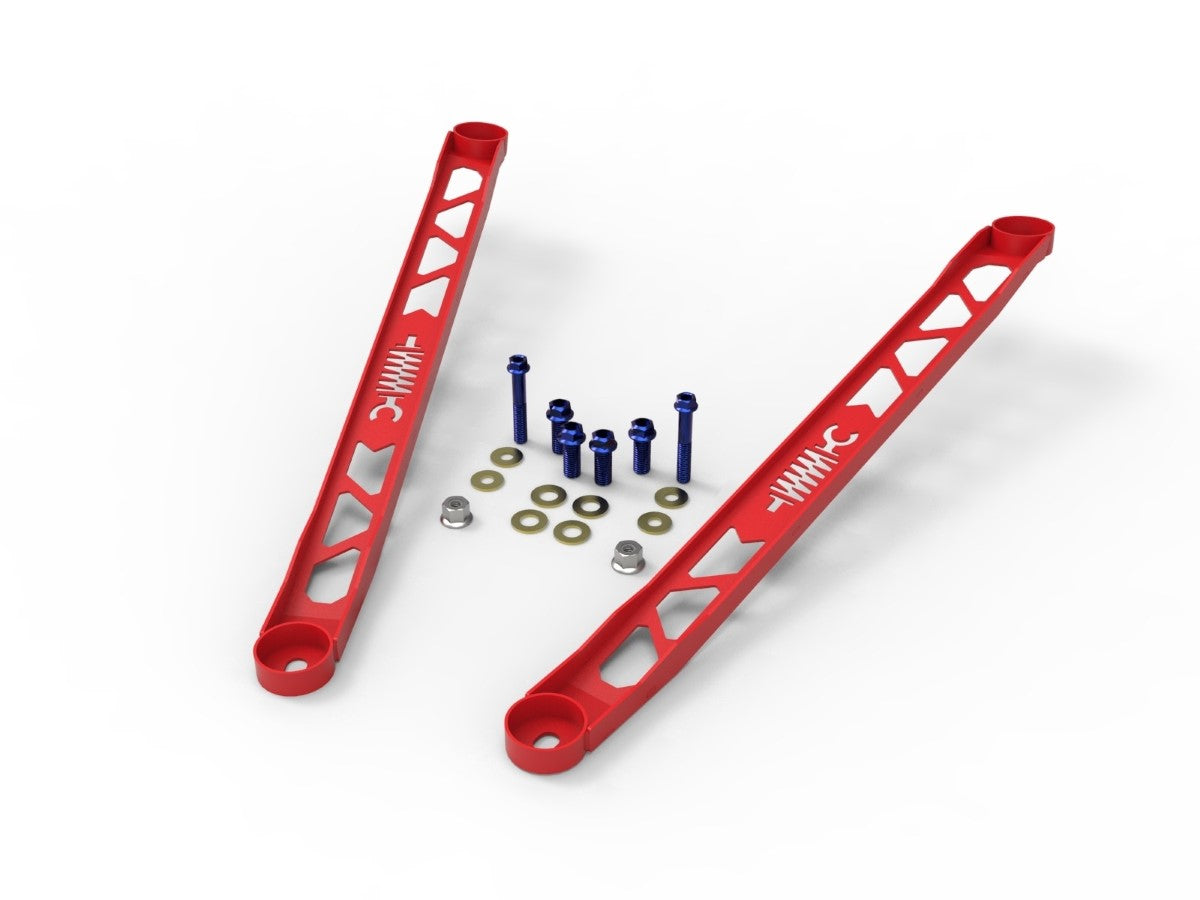 aFe 450-721003-R aFe CONTROL Front Suspension Strut Brace Red