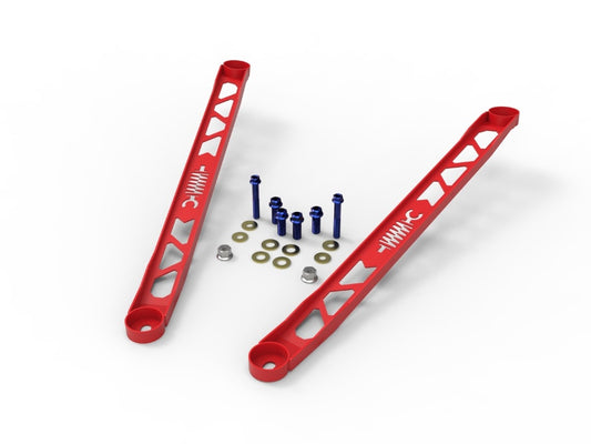 aFe 450-721003-R aFe CONTROL Front Suspension Strut Brace Red