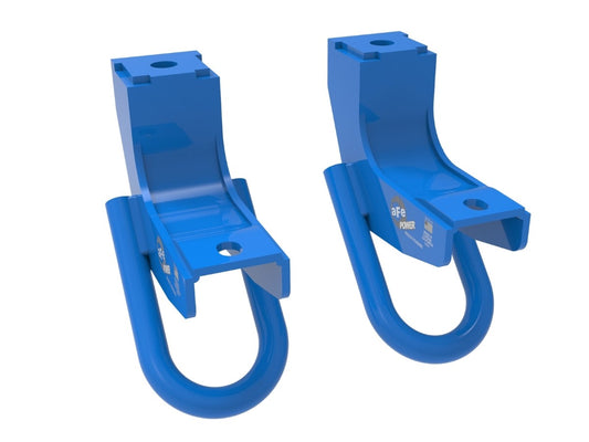 aFe 450-72T001-L aFe POWER Front Tow Hook Blue