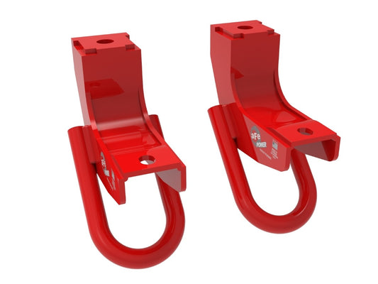 aFe 450-72T001-R aFe POWER Front Tow Hook Red