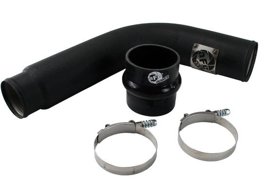 aFe 46-11013 BladeRunner 3-1/2 IN Aluminum Cold Charge Pipe Black
