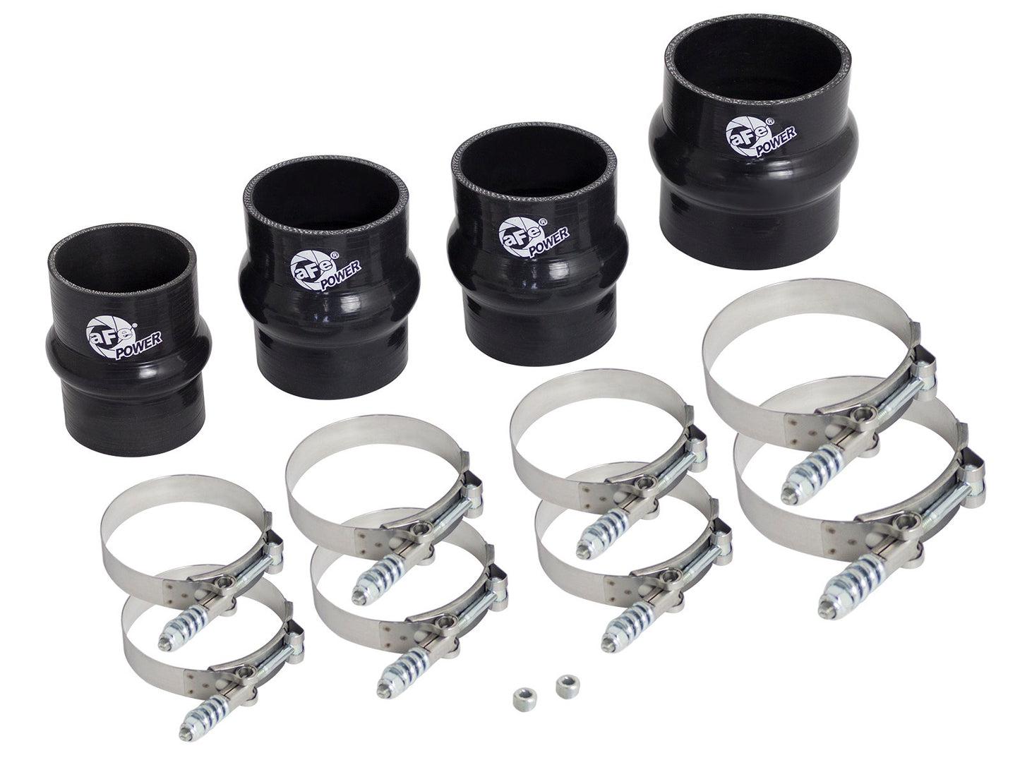 aFe 46-20030A BladeRunner Intercooler Couplings &amp; Clamps Kit - aFe Tubes Only