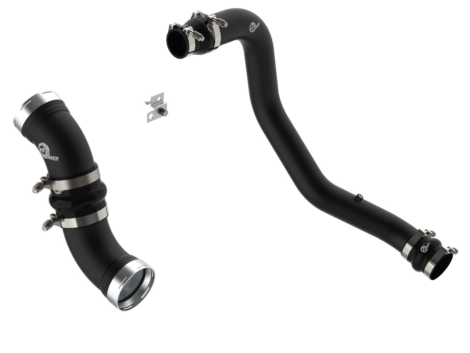 aFe 46-20054-B BladeRunner Aluminum Hot and Cold Charge Pipe Kit Black