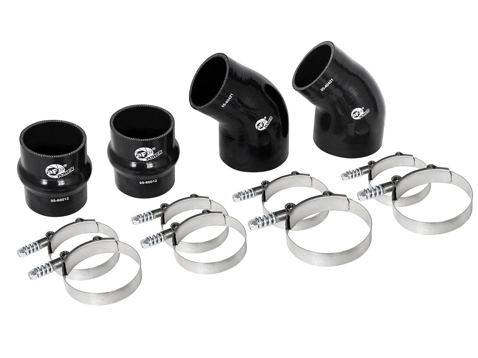 aFe 46-20060AS BladeRunner Intercooler Couplings &amp; Clamps Kit - aFe Street Series Intercooler or Factory Intercooler