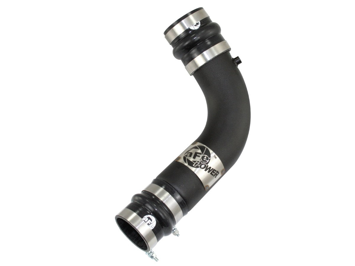 aFe 46-20089 BladeRunner 3-1/2 IN Aluminum Cold Charge Pipe Black
