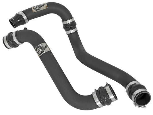 aFe 46-20114-B BladeRunner 3 IN Aluminum Hot and Cold Charge Pipe Kit Black