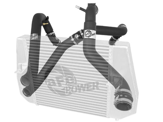 aFe 46-20124-B BladeRunner 3 IN Aluminum Hot and Cold Charge Pipe Kit Black