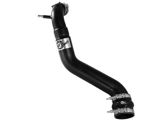 aFe 46-20129-1 BladeRunner 3-1/2 IN to 3 IN Aluminum Cold Charge Pipe Black