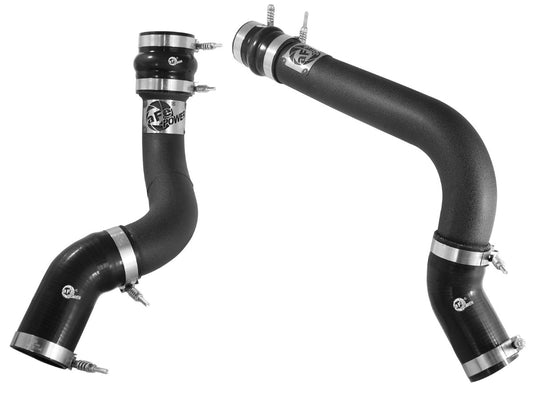 aFe 46-20134-B BladeRunner 3 IN Aluminum Hot and Cold Charge Pipe Kit Black