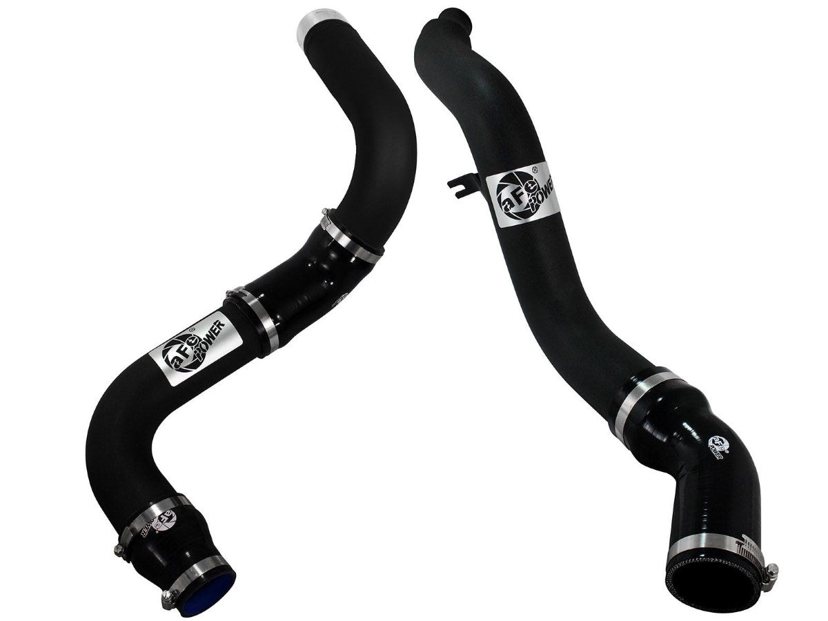 aFe 46-20174-B BladeRunner 3 IN Aluminum Hot and Cold Charge Pipe Kit Black