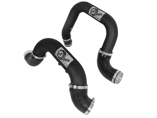 aFe 46-20264-B BladeRunner 2-1/2 IN &amp; 3 IN Aluminum Hot and Cold Charge Pipe Kit Black