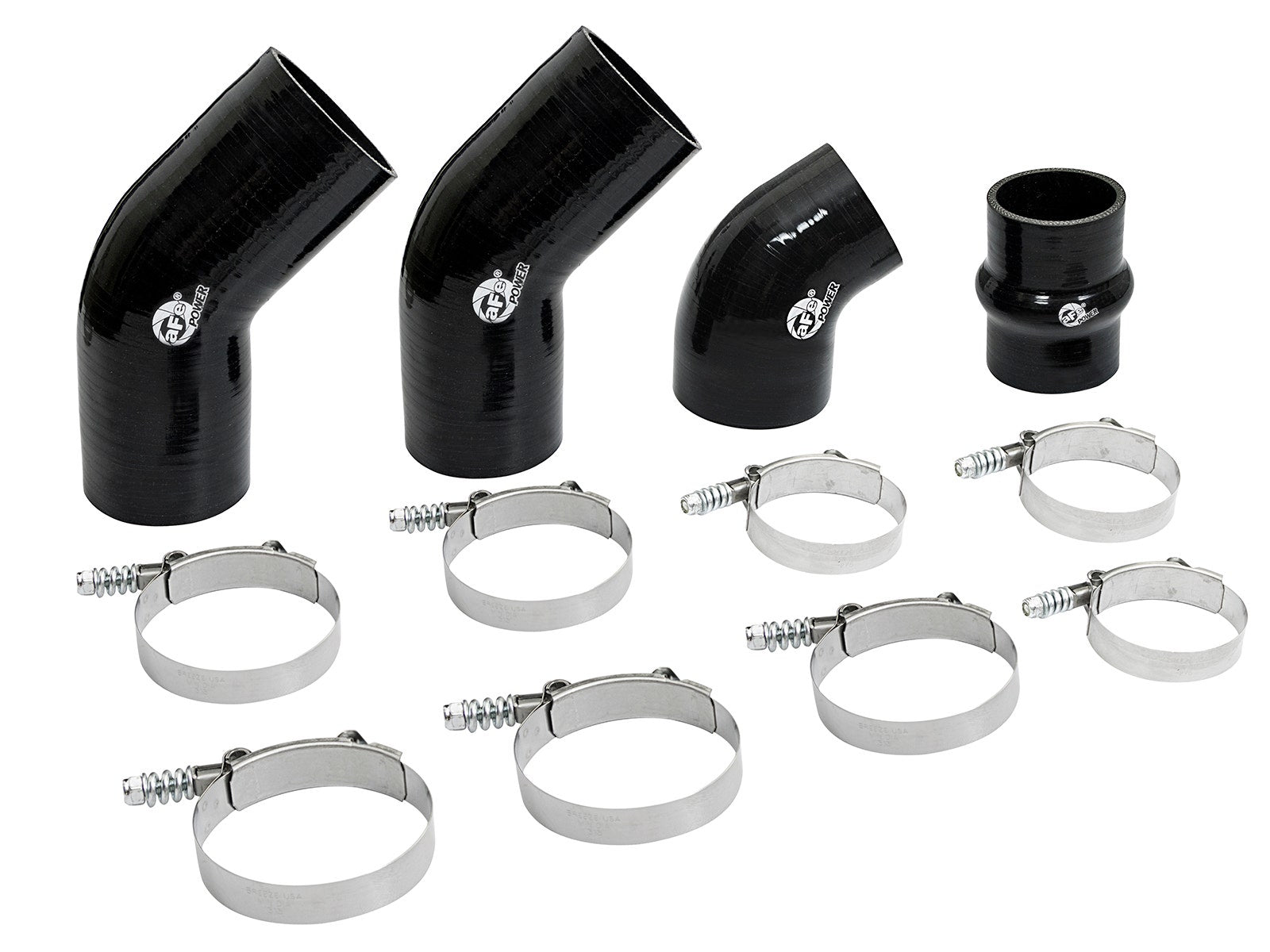aFe 46-20280AA BladeRunner Intercooler Couplings &amp; Clamps Kit - aFe GT Series Intercooler &amp; aFe Tubes