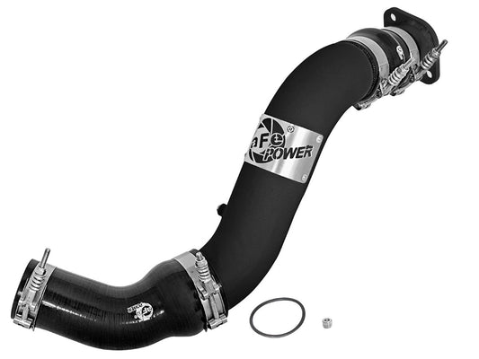aFe 46-20288-B BladeRunner 3 IN Aluminum Hot Charge Pipe Black
