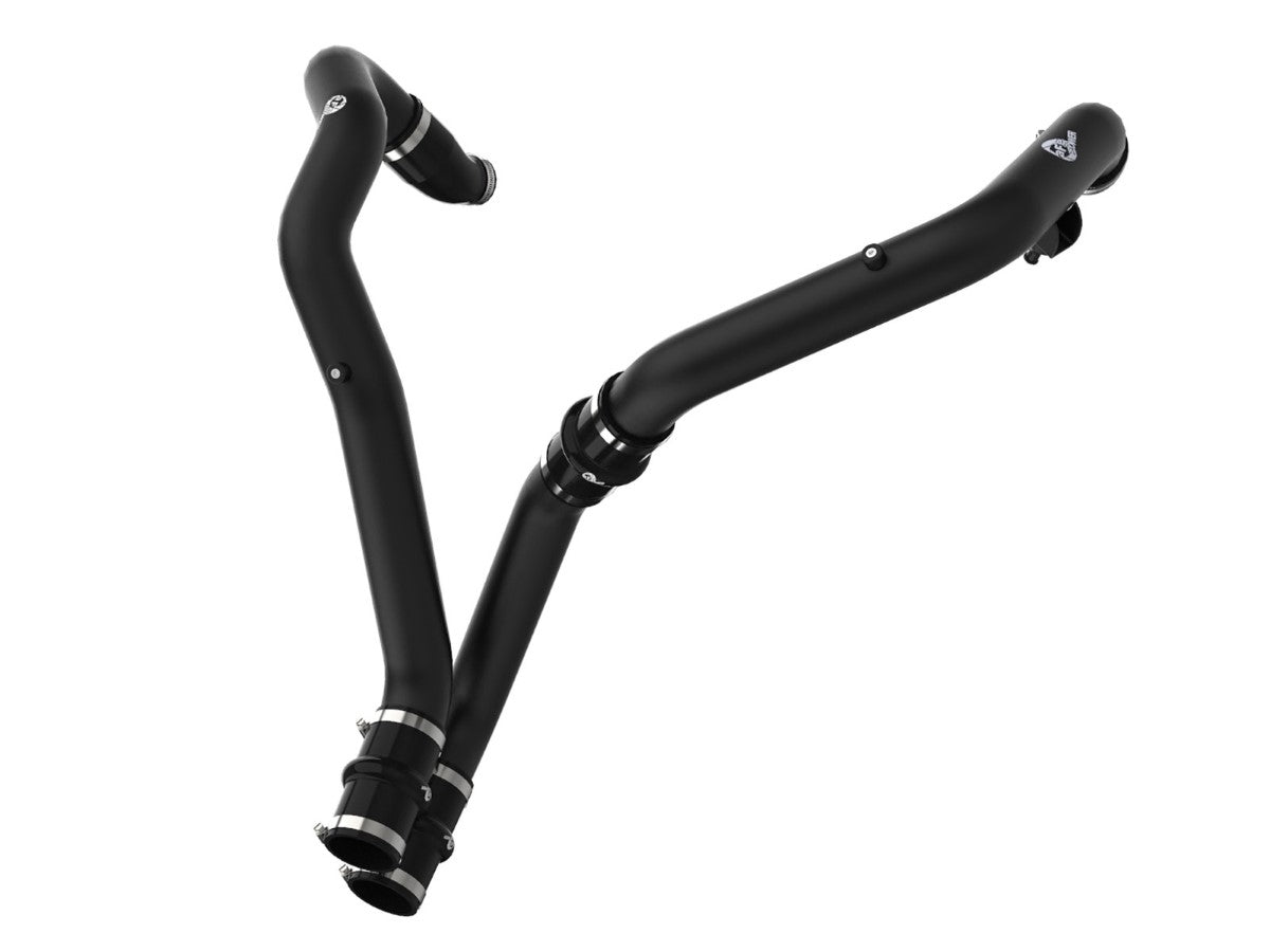 aFe 46-20298-B BladeRunner 2-1/2 IN Aluminum Hot Charge Pipe Black