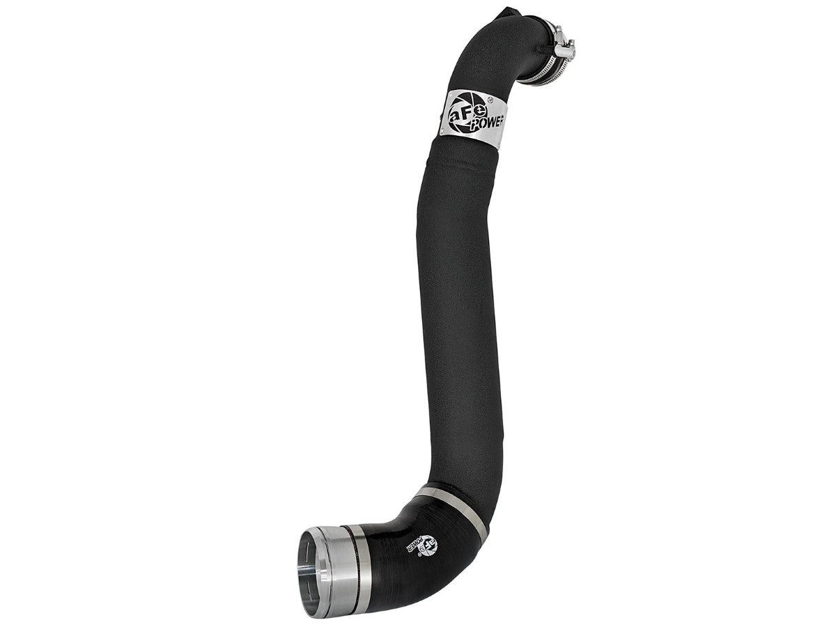 aFe 46-20299-B BladeRunner 3-1/2 IN to 3 IN Aluminum Cold Charge Pipe Black