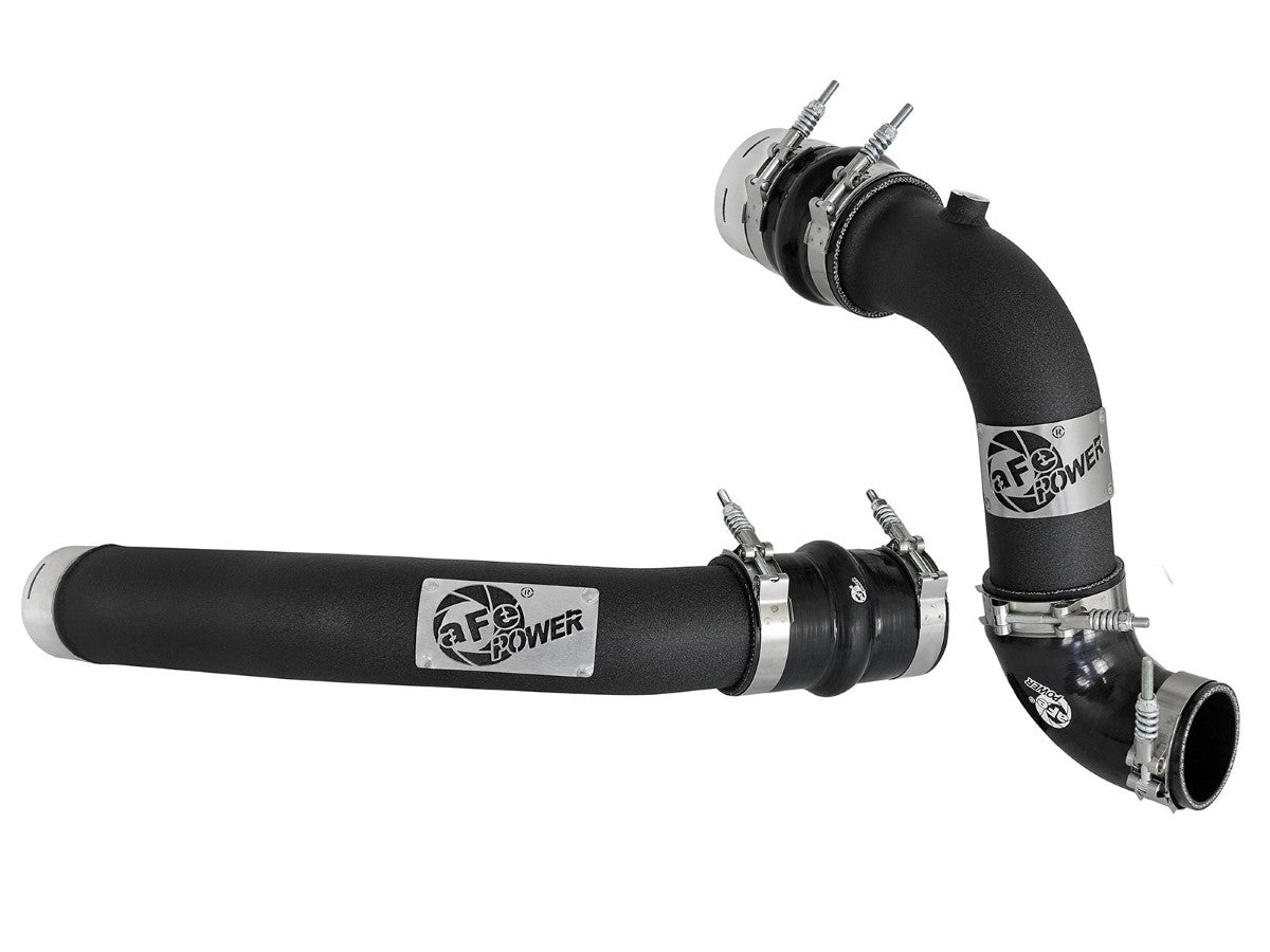 aFe 46-20314-B BladeRunner 3 IN Aluminum Hot and Cold Charge Pipe Kit Black