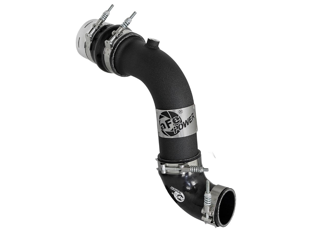 aFe 46-20319-B BladeRunner 3 IN Aluminum Cold Charge Pipe Black