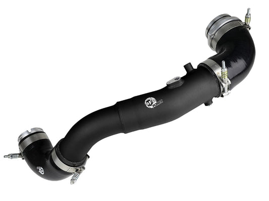 aFe 46-20398-B BladeRunner 2-1/2 IN Aluminum Hot Charge Pipe Black
